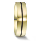 Partnerringe 585/14K guld, Kulstof