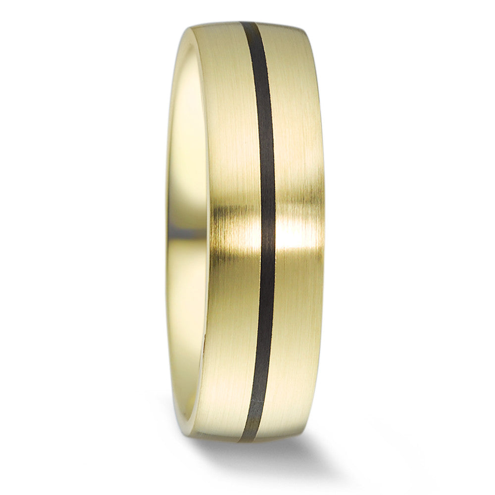 Partnerringe 585/14K guld, Kulstof