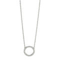 Collier 750/18K hvidguld Diamant 0.115 ct, w-si 42 cm Ø10 mm