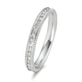 Memory ring 750/18K hvidguld Diamant 0.532 ct, 38 Sten , w-si