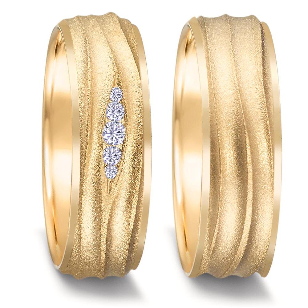 Partnerringe 750/18K guld