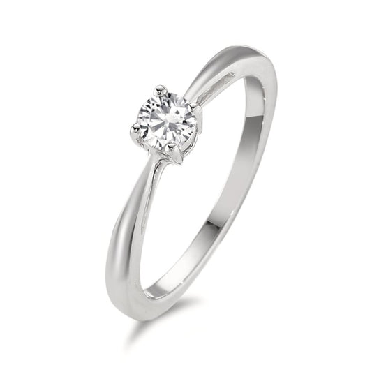 Solitaire ring 750/18K hvidguld Diamant 0.25 ct, w-si