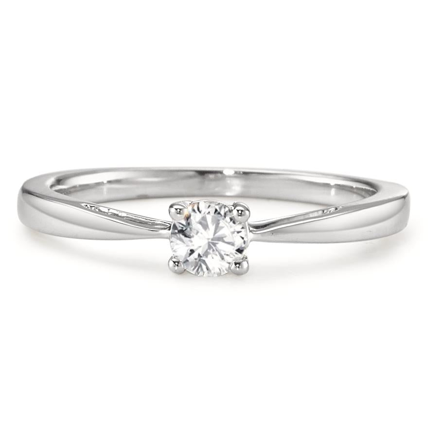 Solitaire ring 750/18K hvidguld Diamant 0.25 ct, w-si