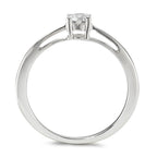 Solitaire ring 750/18K hvidguld Diamant 0.25 ct, w-si