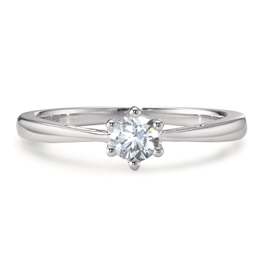 Solitaire ring 750/18K hvidguld Diamant 0.25 ct, w-si