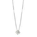 Collier 750/18K hvidguld Diamant 0.25 ct, w-si 42 cm Ø4 mm