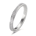 Memory ring 750/18K hvidguld Diamant hvid , 0.50 ct, 155 Sten , w-si
