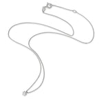 Collier 585/14 K hvidguld Diamant 0.22 ct, w-si 39.5-42 cm