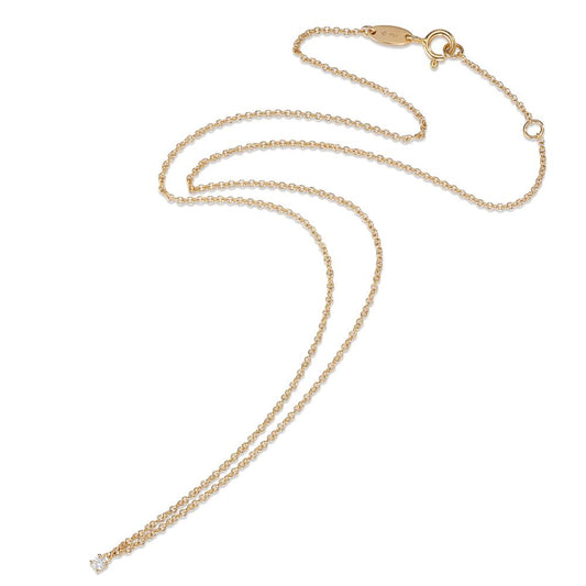 Collier 750/18K guld Diamant 0.04 ct, w-si 40-42 cm