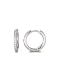 Click kreoler 750/18K hvidguld Diamant 0.16 ct, 24 Sten , w-si