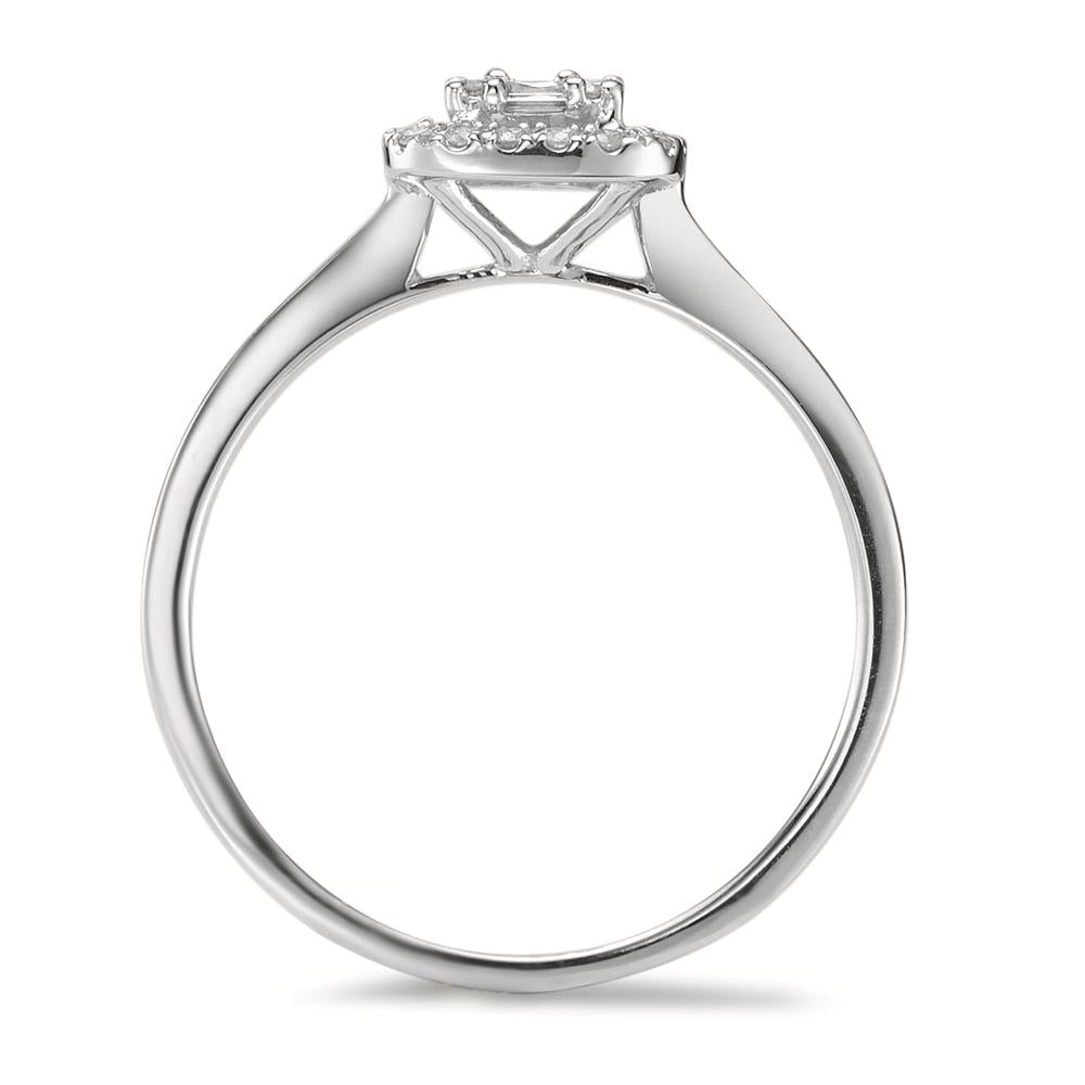 Solitaire ring 750/18K hvidguld Diamant 0.32 ct, w-si