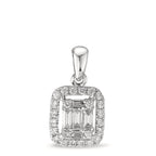 Vedhæng 750/18K hvidguld Diamant hvid , 0.28 ct, w-si