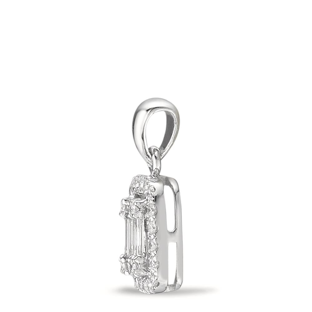Vedhæng 750/18K hvidguld Diamant hvid , 0.28 ct, w-si