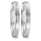 Partnerringe 750/18K hvidguld