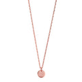 Collier Sølv rose forgyldt 40-45 cm