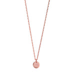 Collier Sølv rose forgyldt 40-45 cm