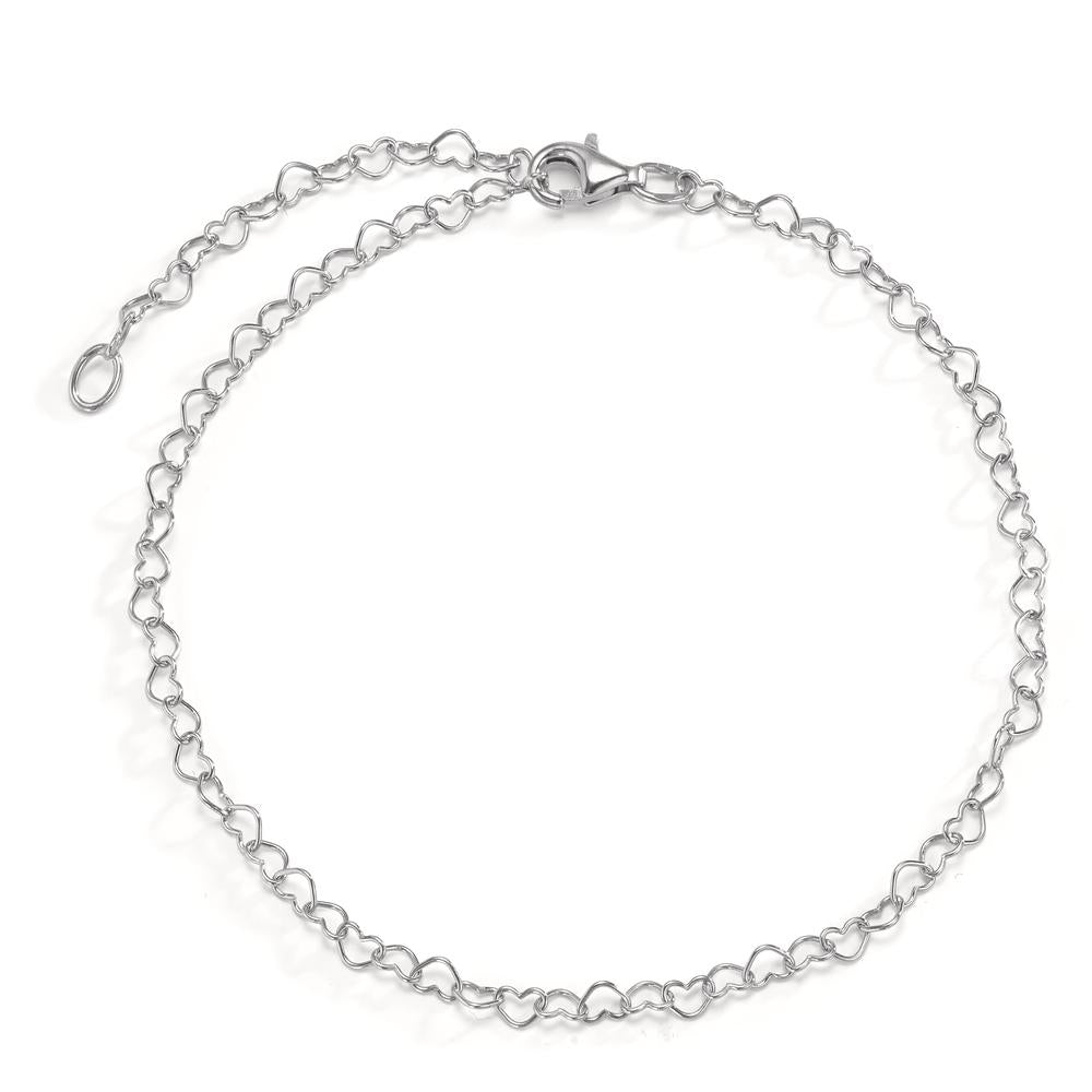Armbånd Sølv rhodineret Hjerte