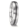 Partnerringe 585/14 K hvidguld, Zirkonium