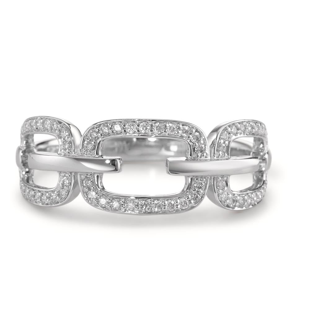 Ringe 750/18K hvidguld Diamant 0.20 ct, [Brillant], w-si