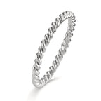 Indsæt ring 750/18K hvidguld