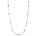 Collier 750/18K hvidguld 42-45 cm
