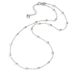 Collier 750/18K hvidguld 42-45 cm