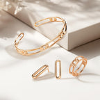 Ringe Bronze gul forgyldt
