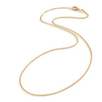 Halskæde 750/18K guld 45 cm