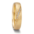Partnerringe 750/18K guld Diamant 0.066 ct, 7 Sten , tw-vsi