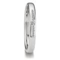Partnerringe 750/18K hvidguld Diamant 0.08 ct, 11 Sten , tw-vsi