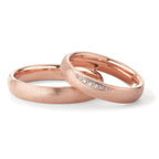 Partnerringe 750/18K roseguld