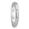 Partnerringe 750/18K hvidguld Diamant 0.064 ct, 14 Sten , w-vsi