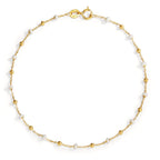 Armbånd 750/18K guld emaljeret
