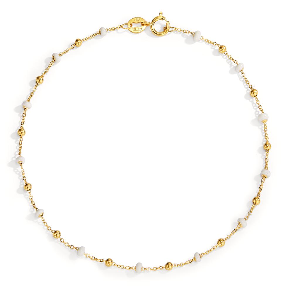 Armbånd 750/18K guld emaljeret