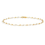 Armbånd 750/18K guld emaljeret