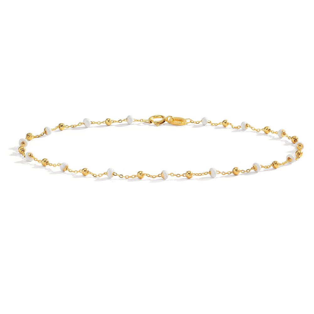 Armbånd 750/18K guld emaljeret