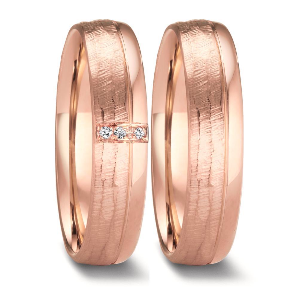Partnerringe 750/18K roseguld