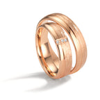 Partnerringe 750/18K roseguld