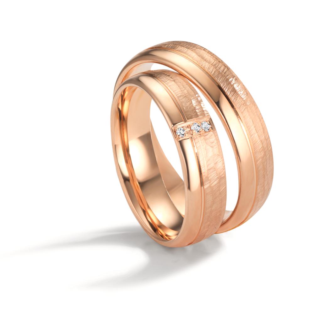 Partnerringe 750/18K roseguld