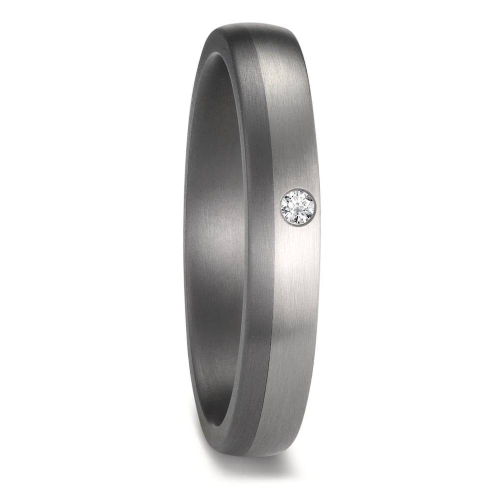 Partnerringe 999 tantal, 950 platin Diamant 0.02 ct, w-si