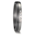 Partnerringe 999 tantal, 950 platin Diamant 0.03 ct, 3 Sten , w-si