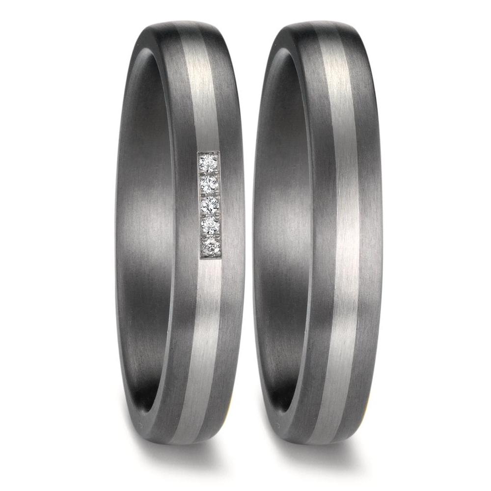 Partnerringe 999 tantal, 950 platin