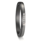 Partnerringe 999 tantal, 950 platin Diamant 0.035 ct, 5 Sten , w-si