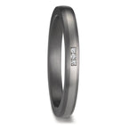 Partnerringe 999 tantal, 950 platin Diamant 0.01 ct, 3 Sten , w-si