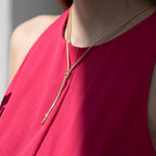 Collier Sølv gul forgyldt Node 50 cm