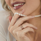 Ring sæt 750/18K rødguld Diamant 0.50 ct, w-si