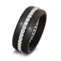 Ring sæt 750/18K hvidguld, Kulstof Diamant 0.75 ct, w-si