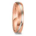 Partnerringe 750/18K hvidguld, 750/18K rødguld