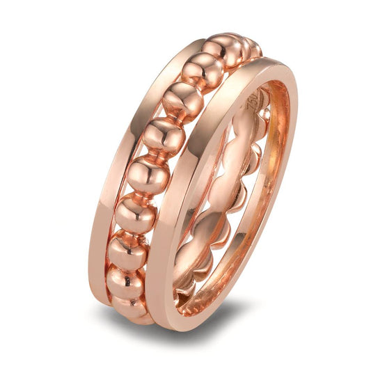 Ring sæt 750/18K rødguld