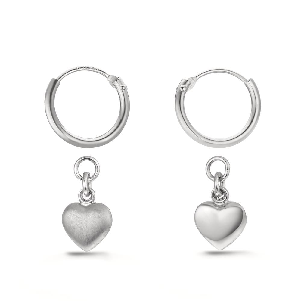 Kreol med krog Sølv Hjerte